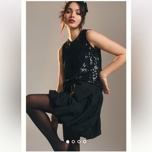 Anthropologie NWT VELVET BY GRAHAM & SPENCER MAISON TANK Size S.